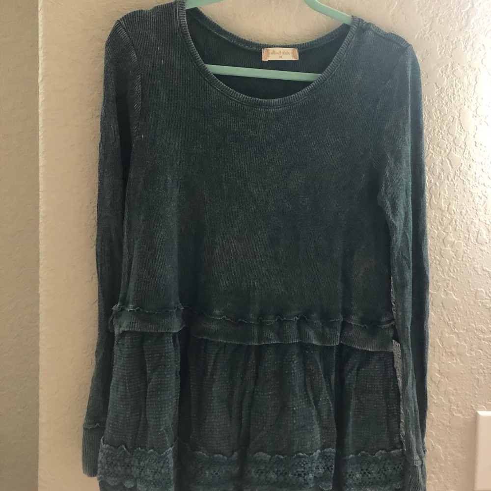 Blue/green Alter’d State Long Sleeved Shirt